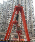 郑州地铁5号线加工厂葫芦门式起重机