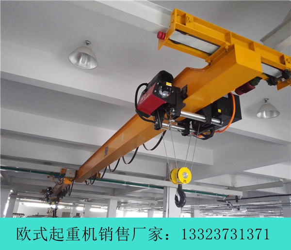 广东惠州10t欧式起重机厂家变频行吊报价