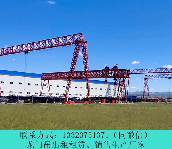 河南周口轮胎式集装箱起重机厂家100吨龙门吊